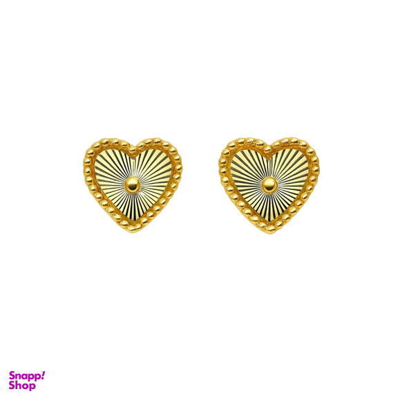 گوشواره میخی طلا 18 عیار زنانه با طرح ونکلیف آرپلز زرلاین مدل مثلث کد E-500003