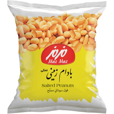 بادام زمینی نمکی مزمز وزن 350 گرم