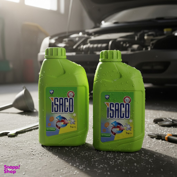 ضد یخ خودرو ایساکو مدل 07708009 حجم 1000 میلی لیتر بسته 2 عددی