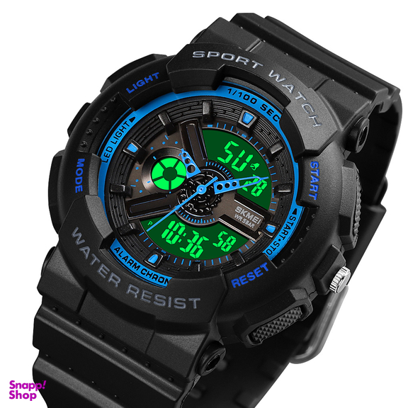 ساعت مچی عقربه ای اسکمی مدل 1689 رنگ آبی