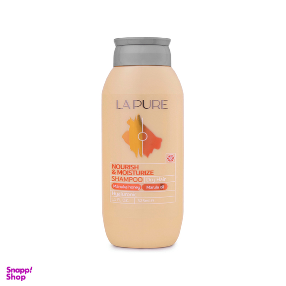 شامپو مغذی و آبرسان لپیور مدل Nourish & Moisturize حجم 325 میلی لیتر