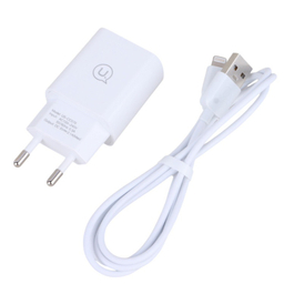 شارژر دیواری یوسمز مدل T21OCLN به همراه کابل Lightning