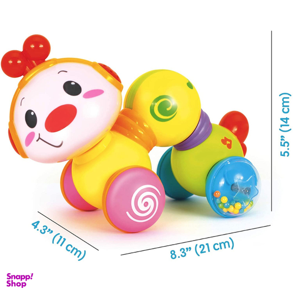 کرم خزنده موزیکال هولی تویز مدل 997 Hola Toys