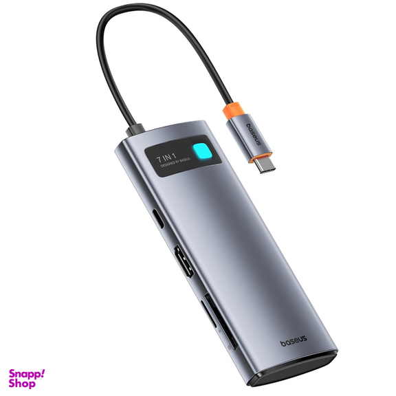 هاب 7 پورت Type-C بیسوس مدل Metal Gleam Series BS-OH146