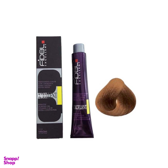 رنگ مو فیدل اکسلنت شماره 7.3 رنگ بلوند طلایی متوسط حجم 100 میلی لیتر