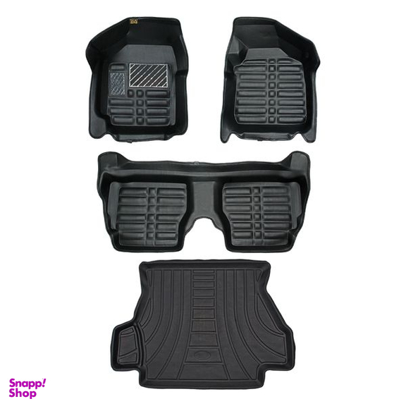 کفپوش پنج بعدی خودرو پانیذ مدل EVA مناسب ساینا به همراه کفپوش صندوق