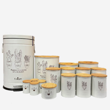 سرویس آشپزخانه 16 پارچه فانتزی یونیک مدل الیزابت کاکتوس کد UN-9092