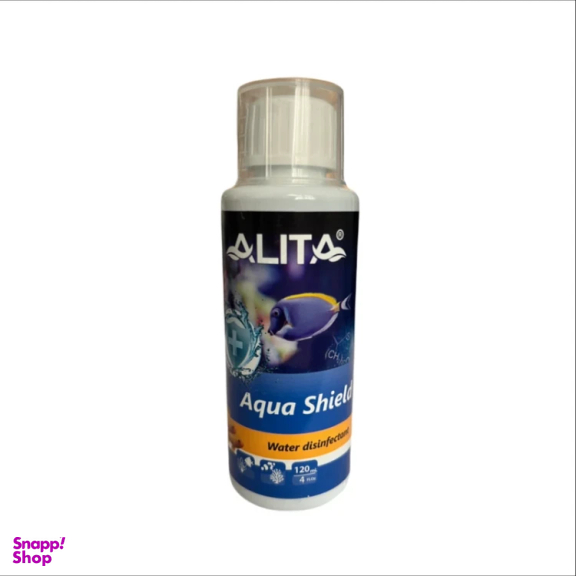 محلول ضد عفونی کننده آکواریوم آلیتا مدل Aqua Shield حجم 120 میلی لیتر