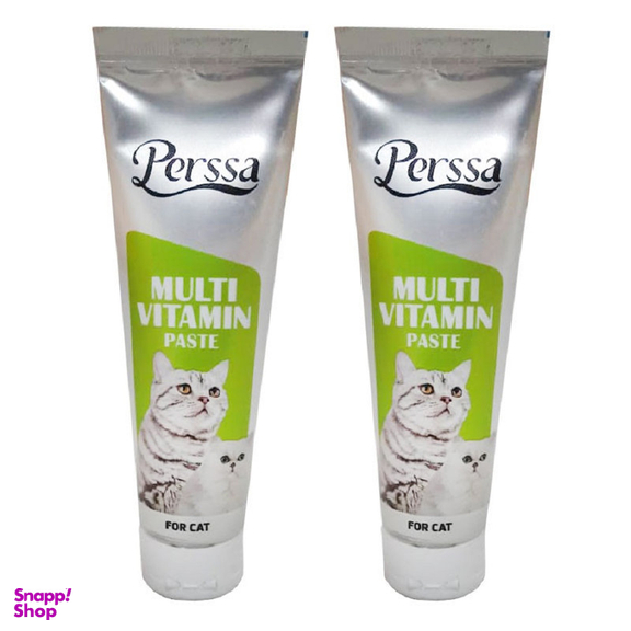 خمیر مولتی ویتامین گربه پرسا مدل Multi Vitamin Paste وزن 200 گرم بسته 2 عددی