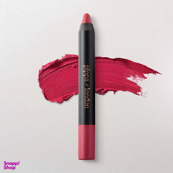 رژ لب مات مدادی پیپا شماره 413 رنگ سرخابی شارپ