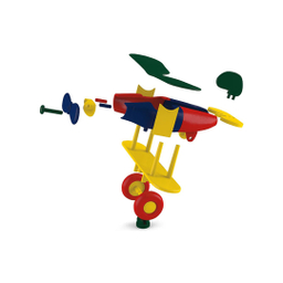 اسباب بازی ساز و باز فکرآذین مدل هواپیما