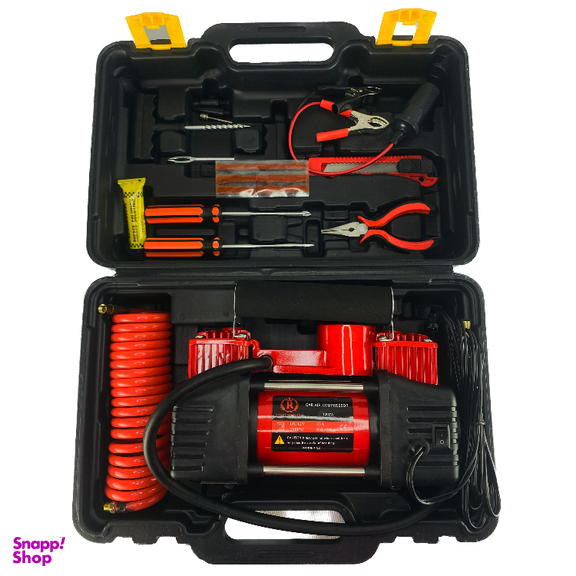 کمپرسور باد فندکی رویال مکس مدل RM-12V مجموعه 15 عددی