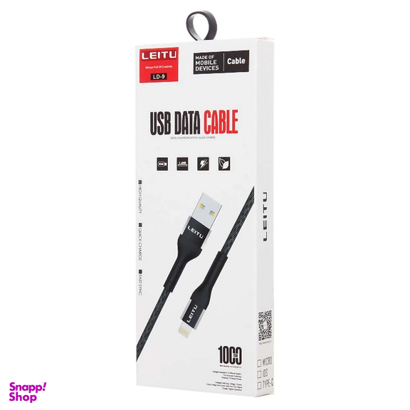 کابل تبدیل USB به MicroUSB لیتو مدل LD-9 طول 1 متر