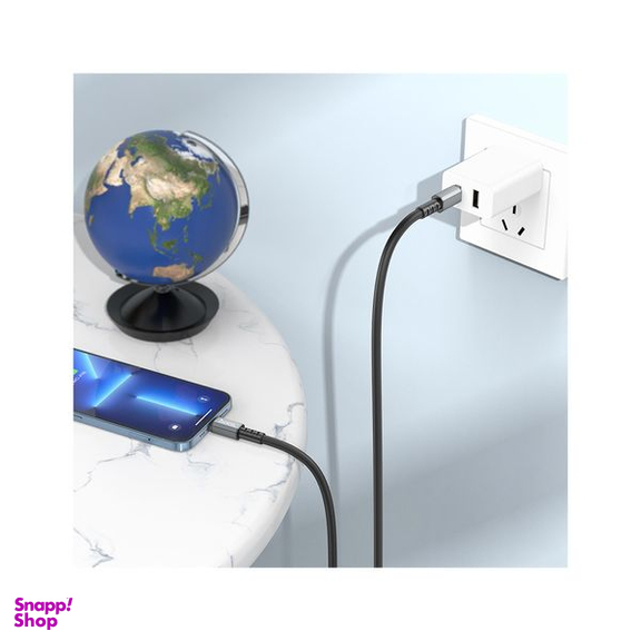 کابل تبدیل USB-C به لایتنینگ هوکو مدل X85 20W طول 1 متر