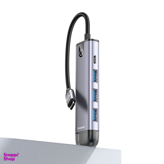 هاب 5 پورت USB-C مک دودو مدل HU-7750 طول 15 سانتی‌ متر