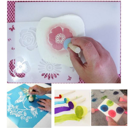 ابزار تزیین فوندانت به گز مدل تامپون اسفنجی مجموعه 4 عددی