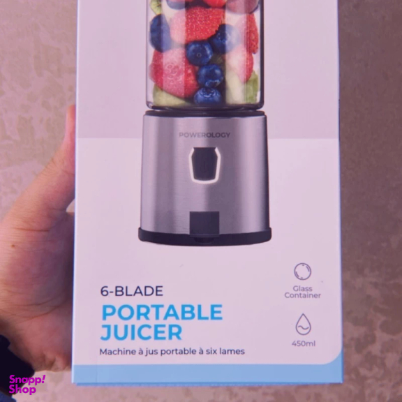 شیکر برقی پاورولوژی مدل Portable Juicer گنجایش 450 میلی‌ لیتر