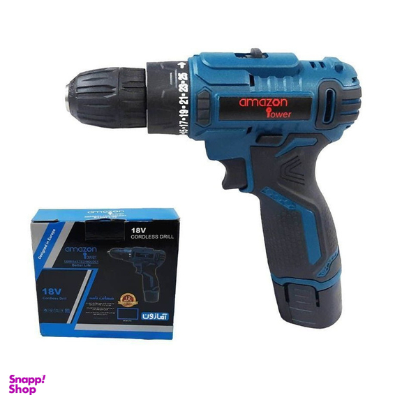 دريل پیچ گوشتی شارژی آمازون مدل 18V