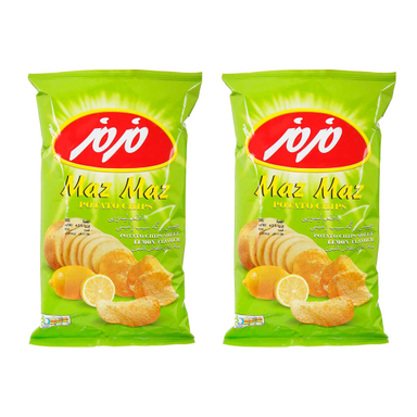 چیپس لیمویی مزمز وزن ۶۰ گرم بسته 2 عددی