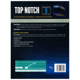 کتاب top notch fundamentals b اثر JOAN SASLOW & ALLEN ASCHER انتشارات زبان مهر