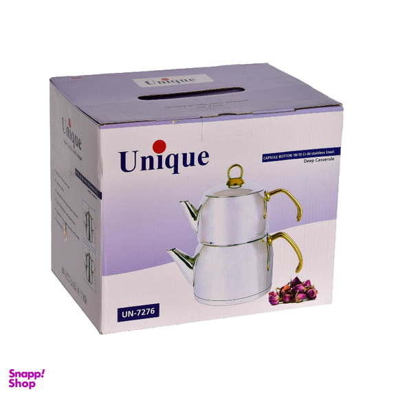 کتری و قوری یونیک کد 7276 گنجایش 2.5 لیتر