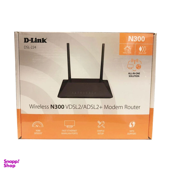 مودم روتر ADSL2 Plus و VDSL2 دی لینک مدل DSL 224