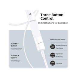 هندزفری باسیم لایتنینگ یوسمز مدل EP41 MAX طول 1.2 متر