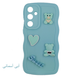 قاب گوشی موبایل لیمیا مدل فانتزی لنزدار طرح عروسکی برجسته مناسب سامسونگ Galaxy A15 به همراه آویز النگویی