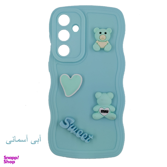 قاب گوشی موبایل لیمیا مدل فانتزی لنزدار طرح عروسکی برجسته مناسب سامسونگ Galaxy A15 به همراه آویز النگویی