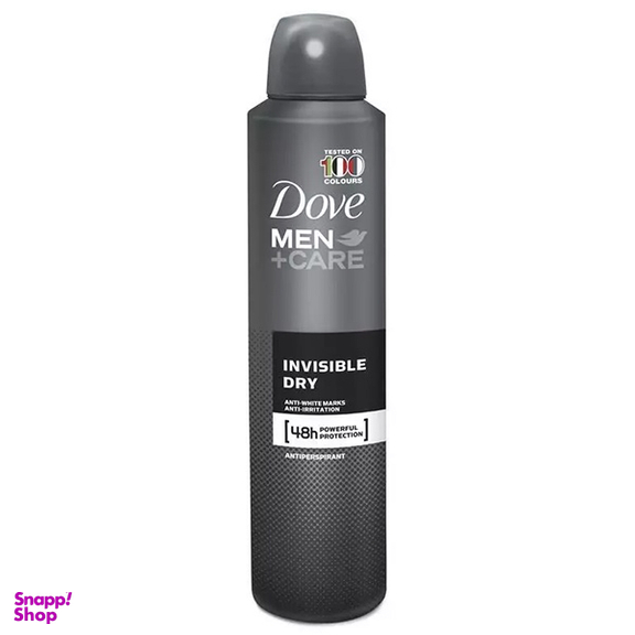 اسپری داو مردانه مدل invisible dry حجم 200 میلی لیتر