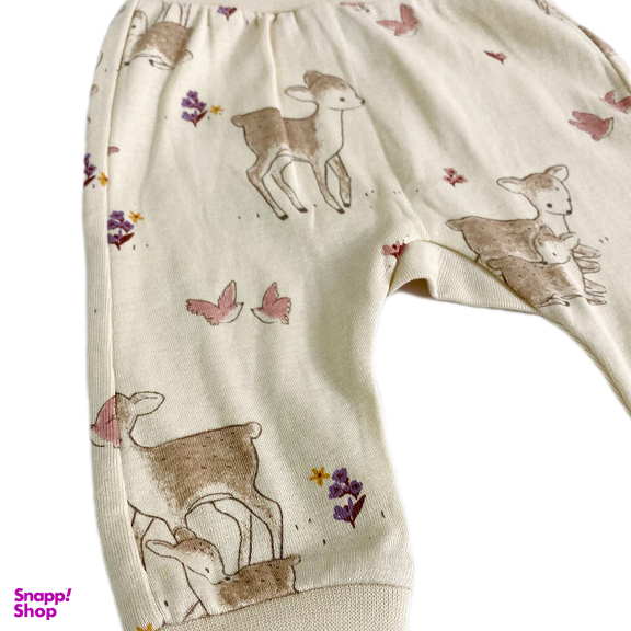 شلوار راحتی نوزاد مدل آهو کمر پهن