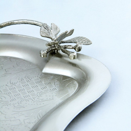 سینی فلزی آبکاری فورتیک سالینو کد N-6093