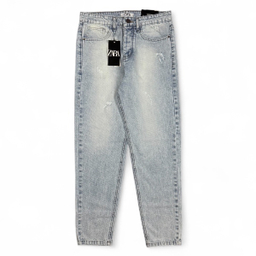 شلوار جین مردانه طرح Zara کد 1944 رنگ آبی یخی