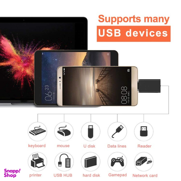 مبدل USB-C به USB OTG ریمکس مدل مونترال مجموعه 3 عددی