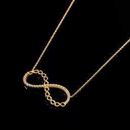 گردنبند طلا 18 عیار زنانه جواهری سون کد 2120