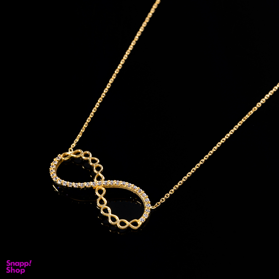 گردنبند طلا 18 عیار زنانه جواهری سون کد 2120