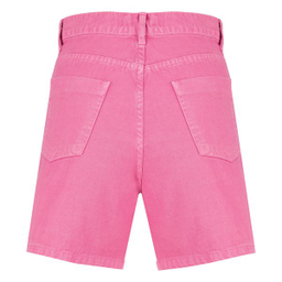 شلوارک زنانه سرژه مدل 229126 کتان رنگ صورتی