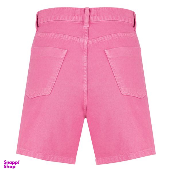 شلوارک زنانه سرژه مدل 229126 کتان رنگ صورتی