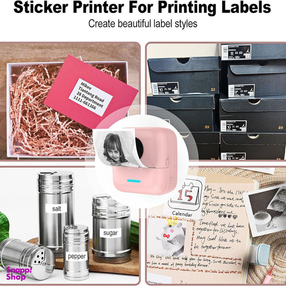 پرینتر لیبل زن ناب سل مدل پرتابل حرارتی شارژی کد NAAB001