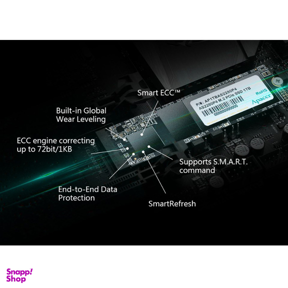 اس اس دی اینترنال اپیسر مدل AS2280 P4 M.2 ظرفیت 512 گیگابایت