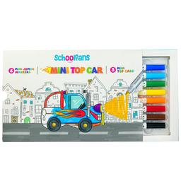 ماژیک رنگ آمیزی اسکول فنس کد 20 به همراه کاردستی بسته 8 عددی