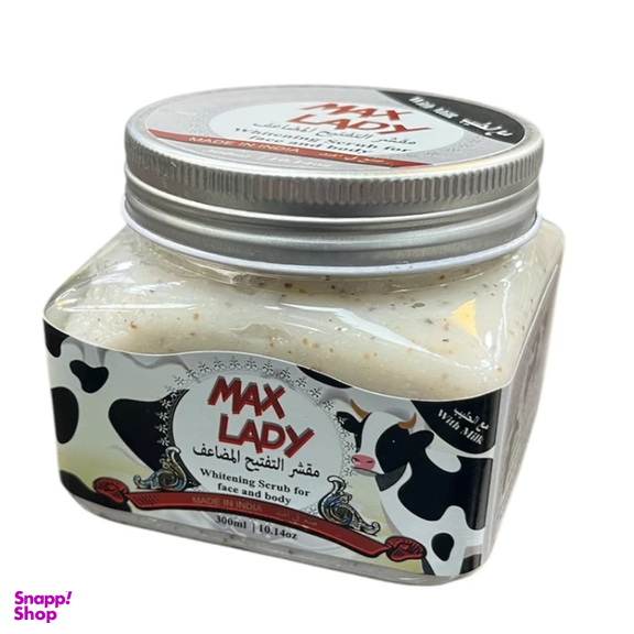 اسکراب لایه بردار مکس لیدی مدل Milk حجم 300 میلی لیتر