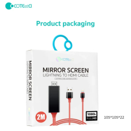 کابل تبدیل HDMI به Lightning/USB کوتتسی مدل 33021 طول 2 متر