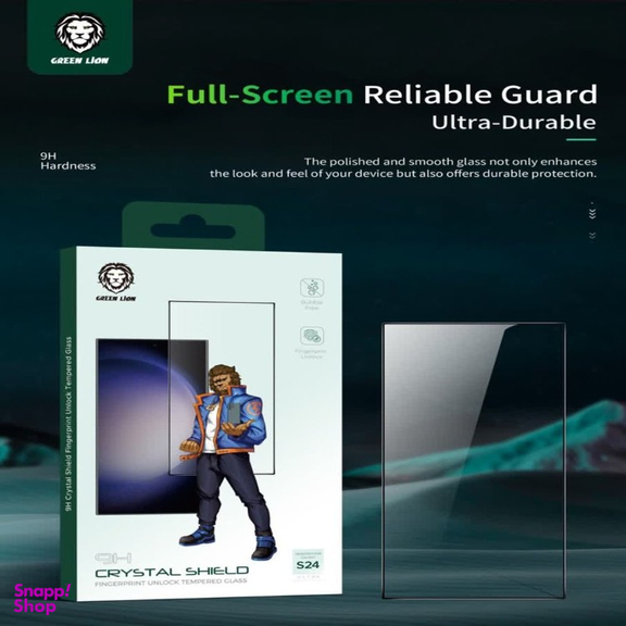 محافظ صفحه نمایش گرین لاین مدل Crystal Shield S24 Ultra Glass