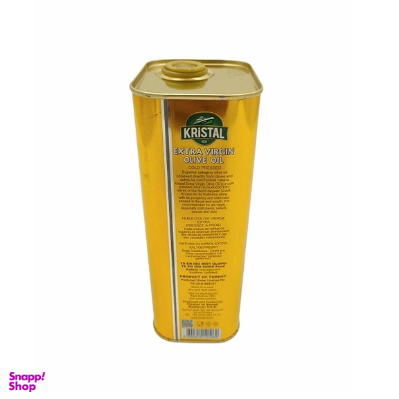 روغن زیتون فرابکر کریستال حجم 1 لیتر بسته بندی فلزی