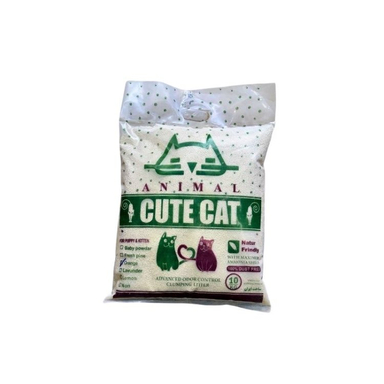 خاک بستر گربه کیوت کت مدل گرانول معطر دانه رنگی وزن 10 کیلوگرم