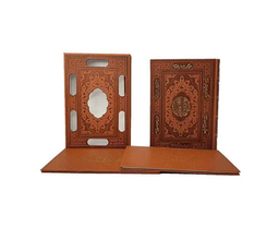 کتاب نهج البلاغه به همراه خطبه بی نقطه و خطبه بی الف شاهکار علی (ع) نشر پیام عدالت مجموعه ۳ جلدی