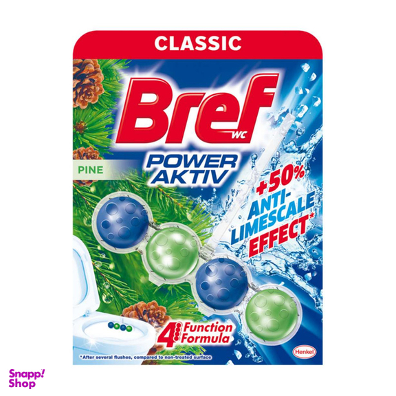 خوشبو کننده توالت فرنگی برف مدل Power Active Pa Pine بسته 4 عددی