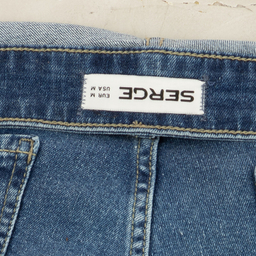 شلوار جین زنانه سرژه مدل 221130 رنگ آبی