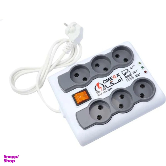 چندراهی برق امگا کد 6-5m طول سیم 5 متر